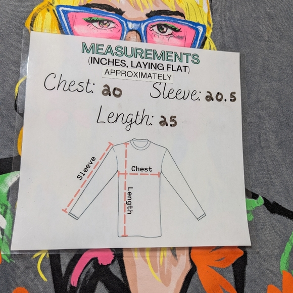 Zara Graphic Print Gray Crew Neck Sweatshirt Size Medium - Picture 6 of 6